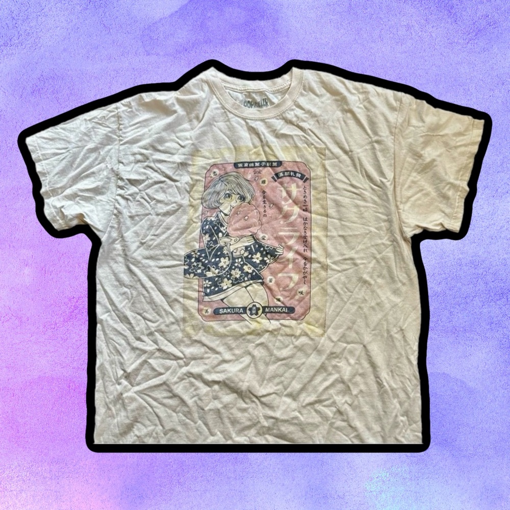🌈 Cool Japan Vintage print style shirt - Picture 3 of 5